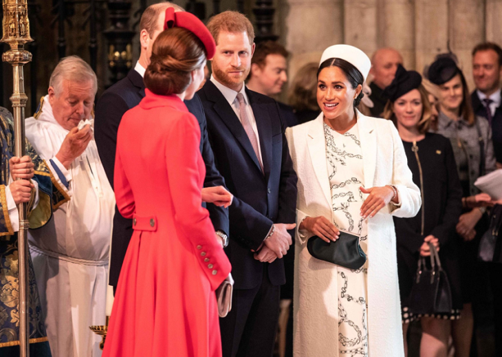 Kate Middleton - Prince William - Prince Harry - Meghan Markle
