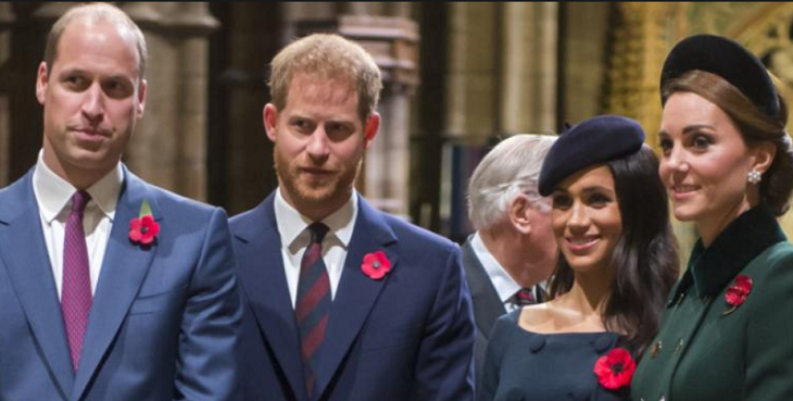 Prince William - Prince Harry - Meghan Markle - Kate Middleton